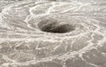 Large water whirlpool Royalty Free Stock Photo