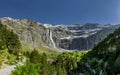 Large waterfall in the Cirque de Gavarnie, Pyrenees National Park