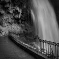 Large waterfall at Edessa falls in Greece.