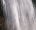 Waterfall detail, water falls powerfully. Royalty Free Stock Photo