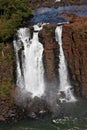 Large Waterfall in Foz do Iguassu Brazil