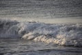 Large waves crashing on the coast of california