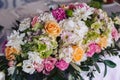 Large wedding bouquet of beautiful flowers