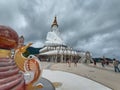 Large white buddha Wat Phra That Pha Sorn Kaew Phetchabun Province, Thailand