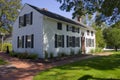 Large White Colonial Home