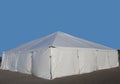 Large white events or party tent