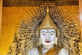 Large White Marble Buddha Statue in Kyauktawgyi Paya, Mandalay, Myanmar Burma