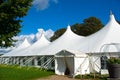 Large white party tent Royalty Free Stock Photo