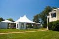 Large white party tent Royalty Free Stock Photo