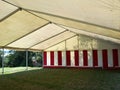 Large white party tent Royalty Free Stock Photo