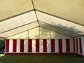 Large white party tent Royalty Free Stock Photo