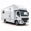 Modern White Truck With Bold Design - Photorealistic Rendering