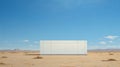 Minimalist Desert Horizon: A Photorealistic Still Life Painting