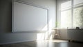 Large whiteboard hanging in a teachers apartment with sunlight coming in through the windows