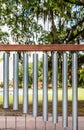 Large Wind Chimes in Park Royalty Free Stock Photo