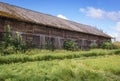 Wooden barn in Poland Royalty Free Stock Photo