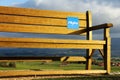 Large Wooden bench in the AllgÃÂ¤u