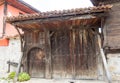 Large wooden elements of the house-museum in Koprivshtitsa, Bulgaria Royalty Free Stock Photo