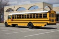 Large yellow school bus Royalty Free Stock Photo