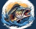 Largemouth Bass Fishing: How to Catch These Aggressive Fish Royalty Free Stock Photo