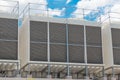 Larger Water Chillers Rooftop Units of Air Conditioner Royalty Free Stock Photo