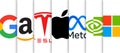 The largest American technology companies