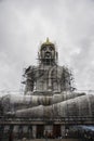 The largest Buddha statue in Laos high 54m wide 30m