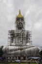 The largest Buddha statue in Laos high 54m wide 30m