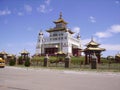 The largest Buddhist temple in Europe, Elista, the Republic of Kalmykia, southern Russia.