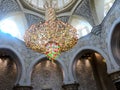 Largest chandelier in Grand Mosque