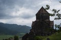 The Church of Surp Nshan at Haghpat Monastery with naturein the night