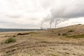 Coal-fired power plant and open-pit mine in Be?chatÃ³w, Poland. Royalty Free Stock Photo