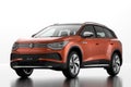 The largest electric SUV in the Volkswagen range of electric cars - the ID.6 Royalty Free Stock Photo