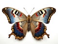 Ai Generated illustration Wildlife Concept of The largest European Moth the Giant Peacock