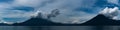Lake Nicaragua and Ometepe Royalty Free Stock Photo