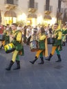 Photograph of the parade of Saint Agatha in Catania in Sicily Royalty Free Stock Photo