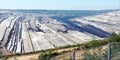 The largest german open pit lignite mine hambach Royalty Free Stock Photo