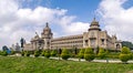 Largest legislative building in India - Vidhan Soudha , Bangalore with nice blue sky background Royalty Free Stock Photo