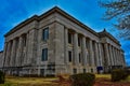 1920 classical revival style Scottish Rite Masonic Temple Royalty Free Stock Photo