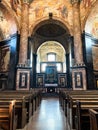 Inside of PaÅ¾aislis Monastery and the Church of the Visitation, Kaunas, Lithuania Royalty Free Stock Photo