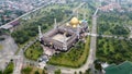 The Largest Mosque Masjid Kubah Emas at Depok, Ramadan Eid Concept background, Travel and tourism