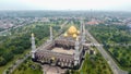 The Largest Mosque Masjid Kubah Emas at Depok, Ramadan Eid Concept background, Travel and tourism