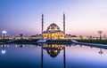 Largest Mosque in Sharjah beautiful architecture Design Royalty Free Stock Photo