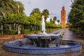 Amazing view of Koutoubia Mosque in Marrakech in Morocco Royalty Free Stock Photo