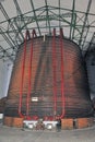 The largest oak vat in the world containing one million two hundred liters of wine Royalty Free Stock Photo