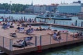 Passenger port Helsinki Finland Royalty Free Stock Photo