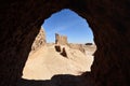 The largest ruins castles of ancient Khorezm Ã¢â¬â Ayaz - Kala, Uzbekistan Royalty Free Stock Photo