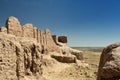 The largest ruins castles of ancient Khorezm Ã¢â¬â Ayaz - Kala, Uzbekistan Royalty Free Stock Photo