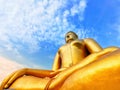 The largest sitting Buddha image in Thailand at the Wat Muang