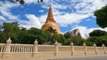 The largest stupa in Thailand name `Phra Pathom Chedi` . Nakhon Pathom, Thailand